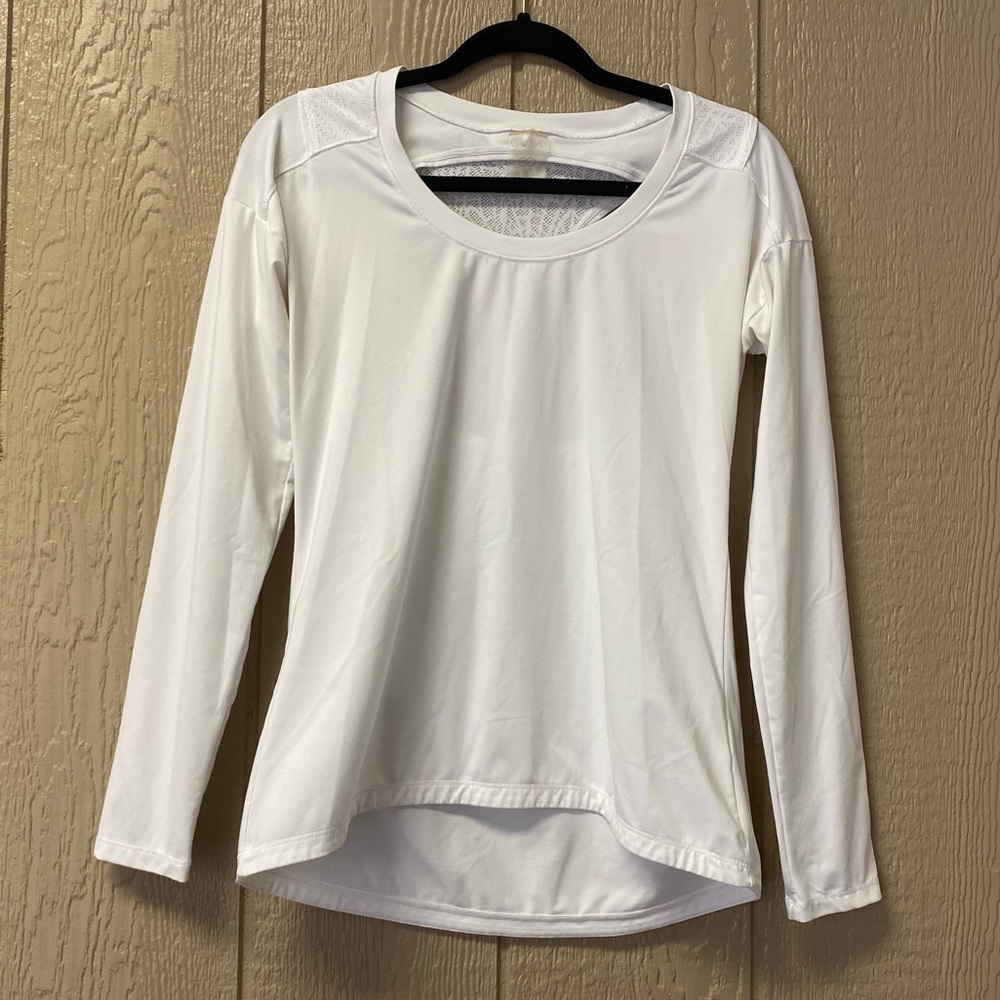 Calia by Carrie underwood white long sleeve top | size small
